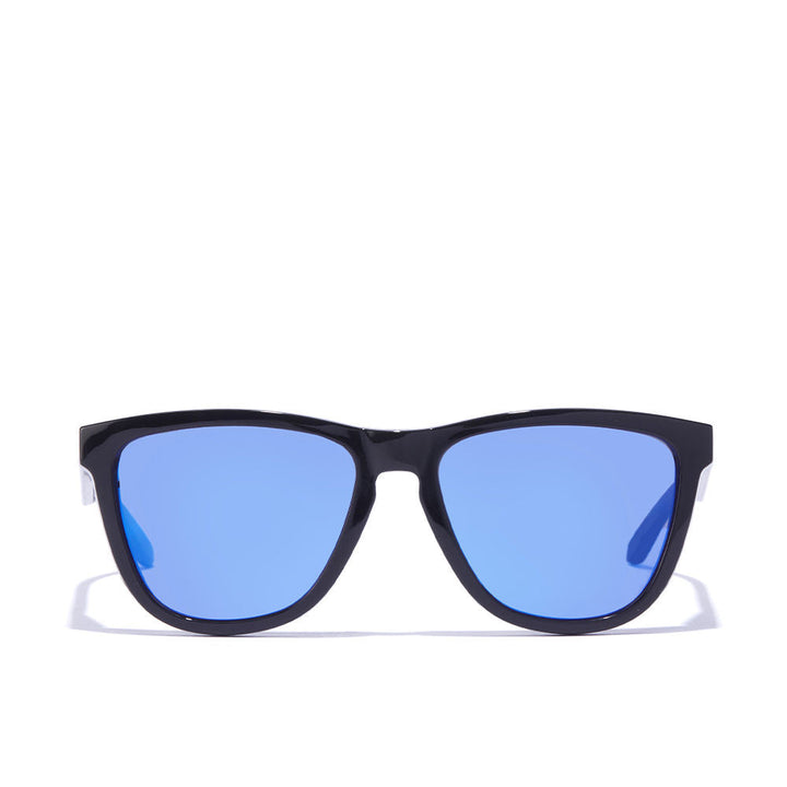 Black square nylon sunglasses, Unisex, 55.7mm lenses, 17mm bridge