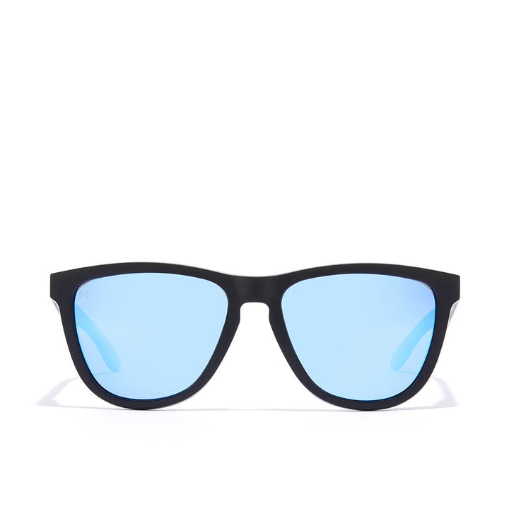 Black square nylon sunglasses, Unisex, 55.7mm lenses, 17mm bridge