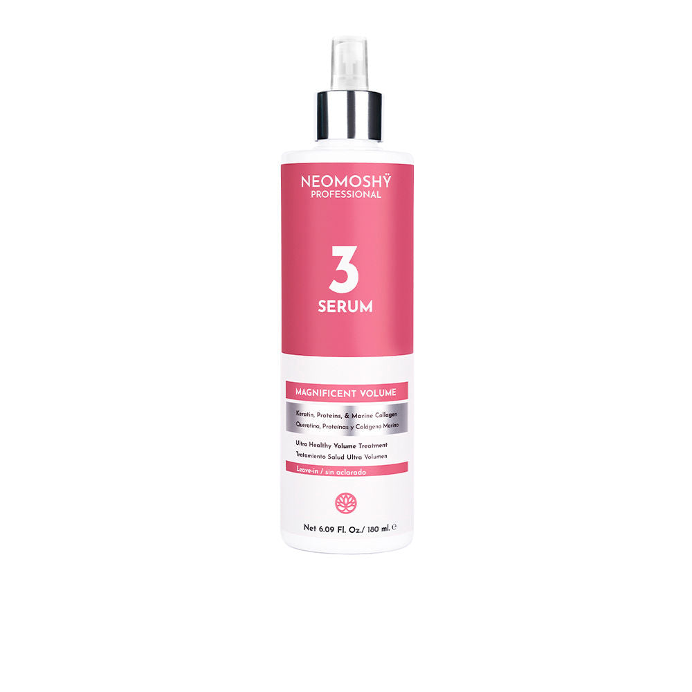 180 ml clear serum bottle for volumising fine, weakened hair — Unisex