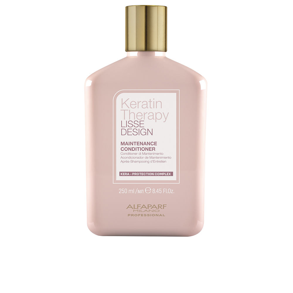 250 ml conditioner bottle; keratin and babassu oil for anti-frizz hair