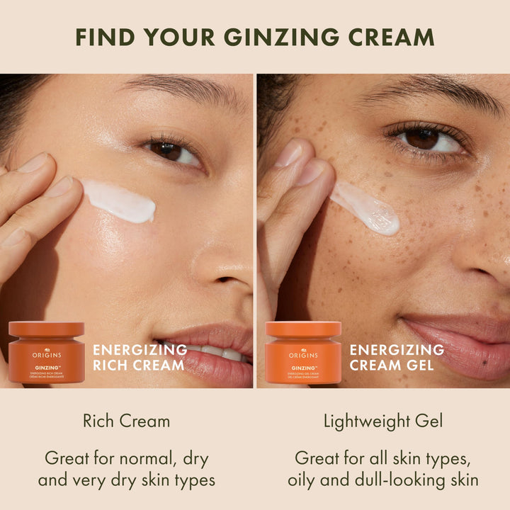 30 ml pot of oil-free energising gel-cream for Women, light texture visible