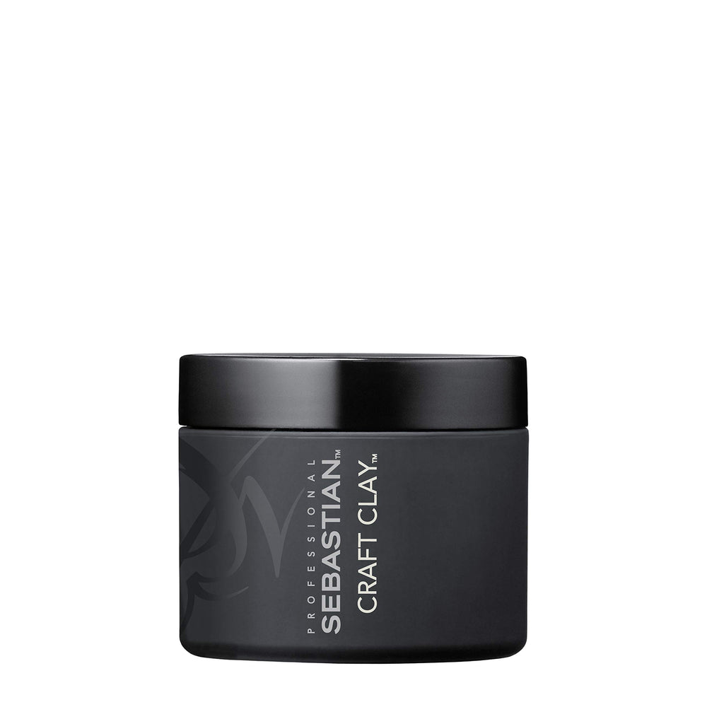 Small 50 ml pot of matte styling clay for short to medium Unisex hairstyles