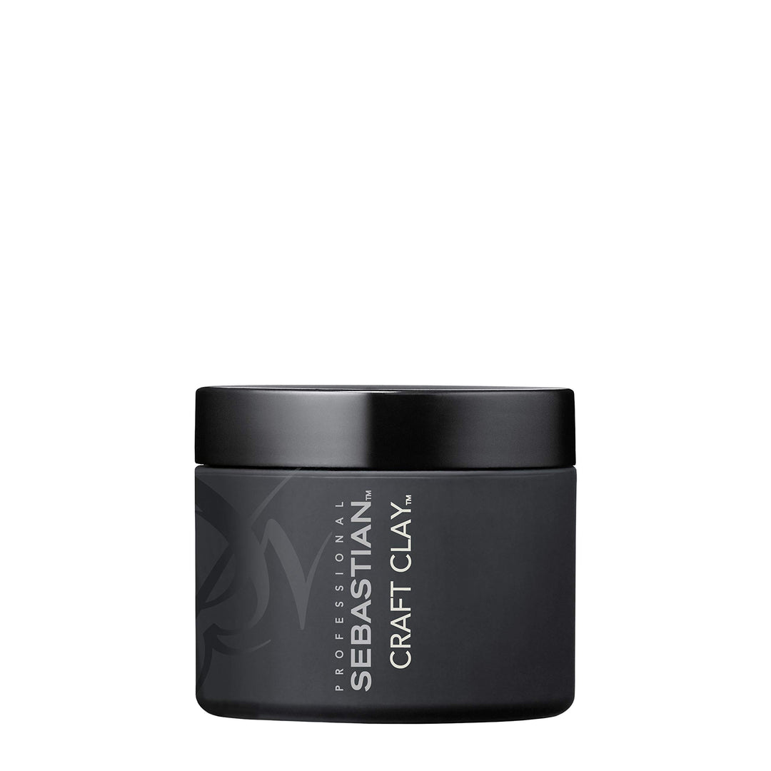 Small 50 ml pot of matte styling clay for short to medium Unisex hairstyles