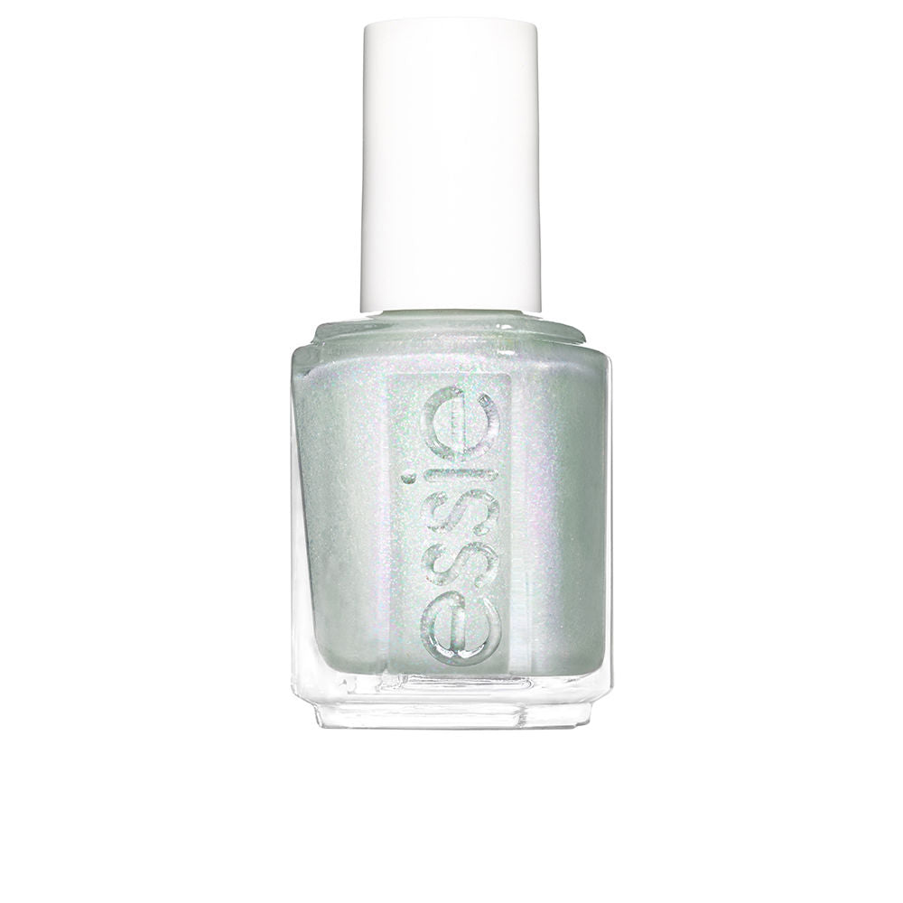 13.5 ml creamy mid-pink nail polish bottle with precision brush