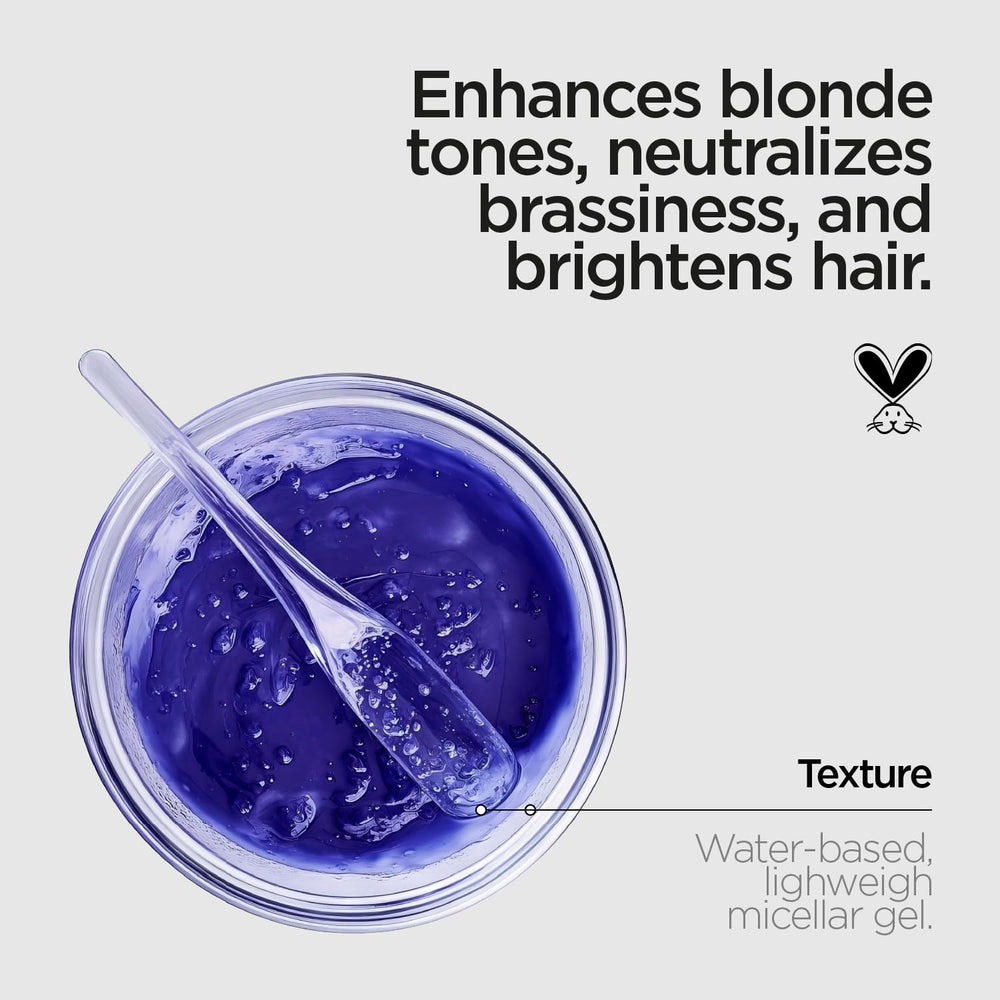 260 ml neutralising shampoo for blonde hair, salon plex step, purple-free