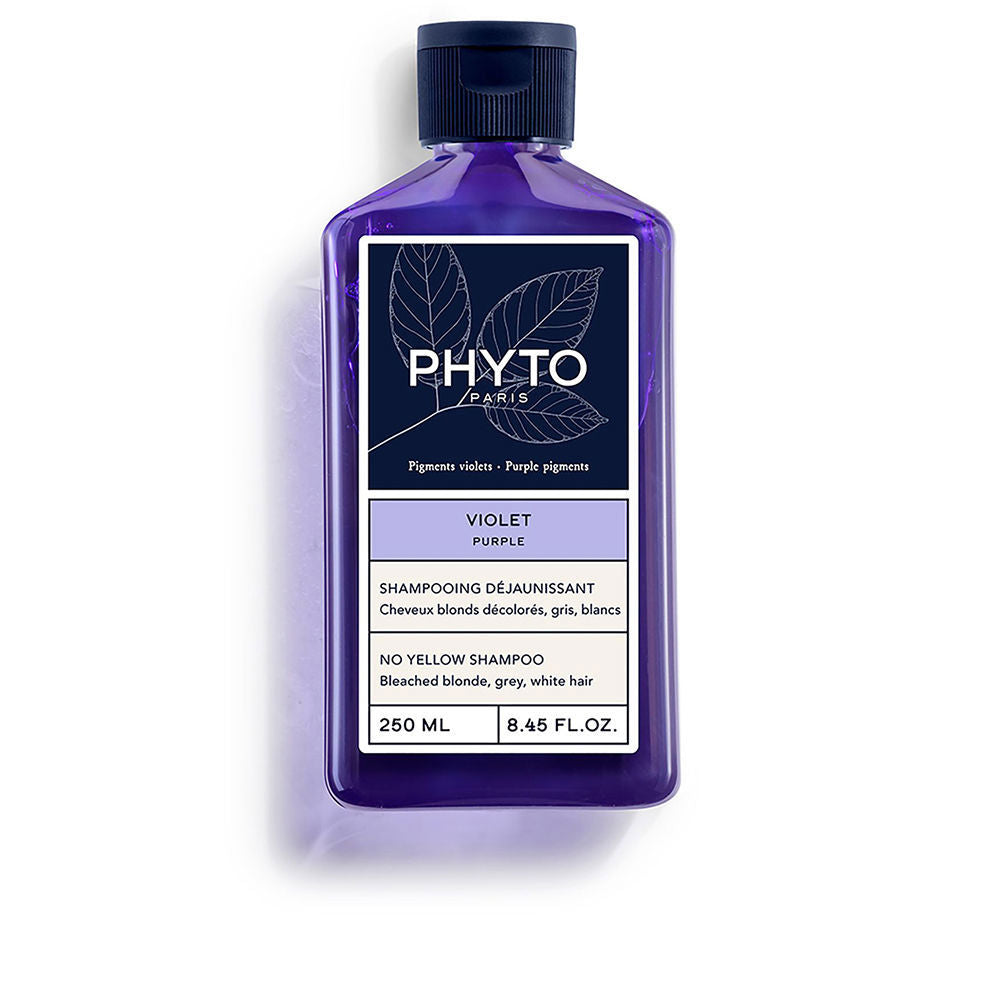 250 ml violet-tone shampoo bottle for blondes and highlights, salon formula