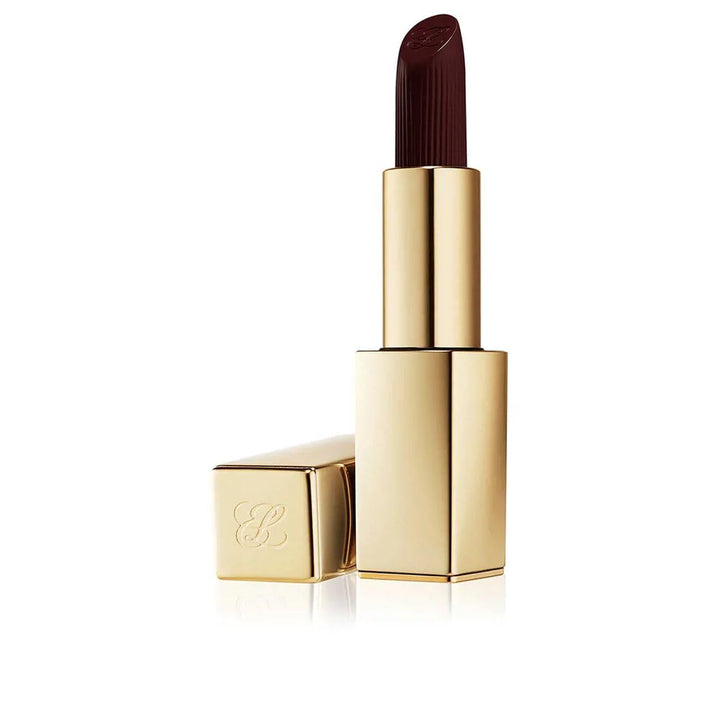 Satin creme lipstick bullet, deep vamp red, 3.5 g, unisex