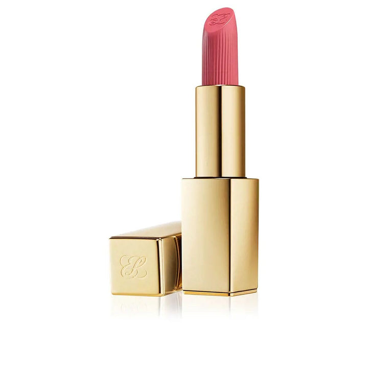 Satin creme lipstick tube and swatch, 3.5 g, hydrating finish