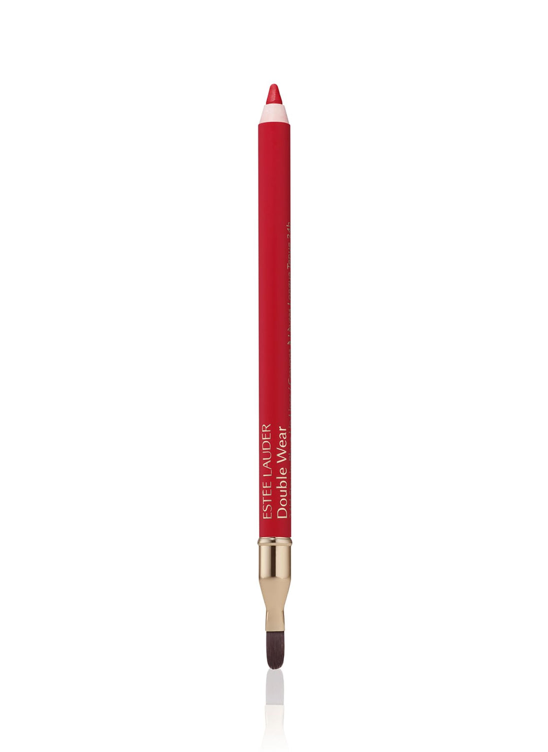 Red oil-enriched lip liner with integrated brush, 1.2 g, Unisex