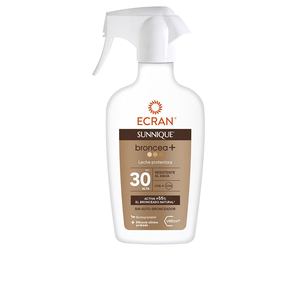 270 ml bronzing sunscreen lotion bottle, SPF30, lightweight Unisex formula