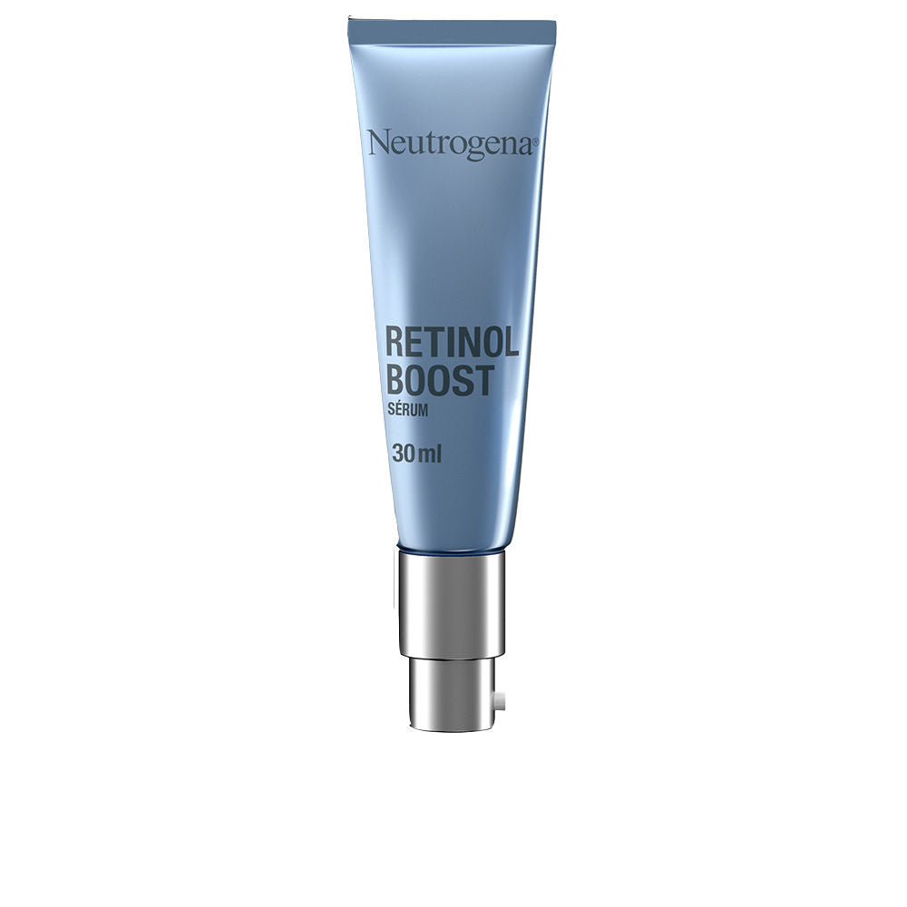 30 ml lightweight retinol serum bottle, sleek glass dropper, neutral label