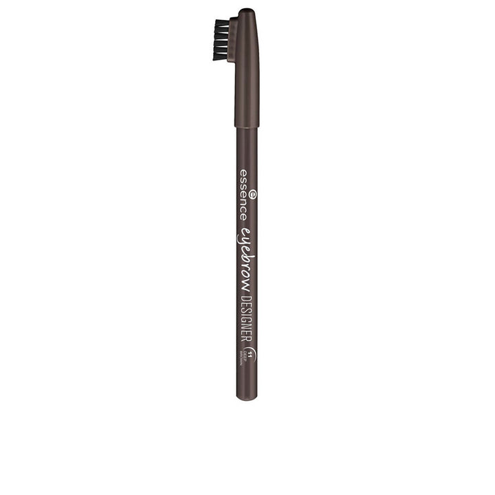 Slim deep brown brow pencil with built-in spoolie, 1 g compact