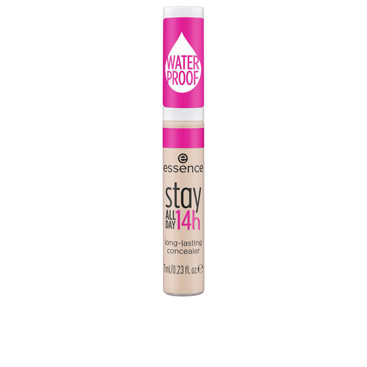 Creamy long‑wear matte concealer tube, light honey shade, 7 ml