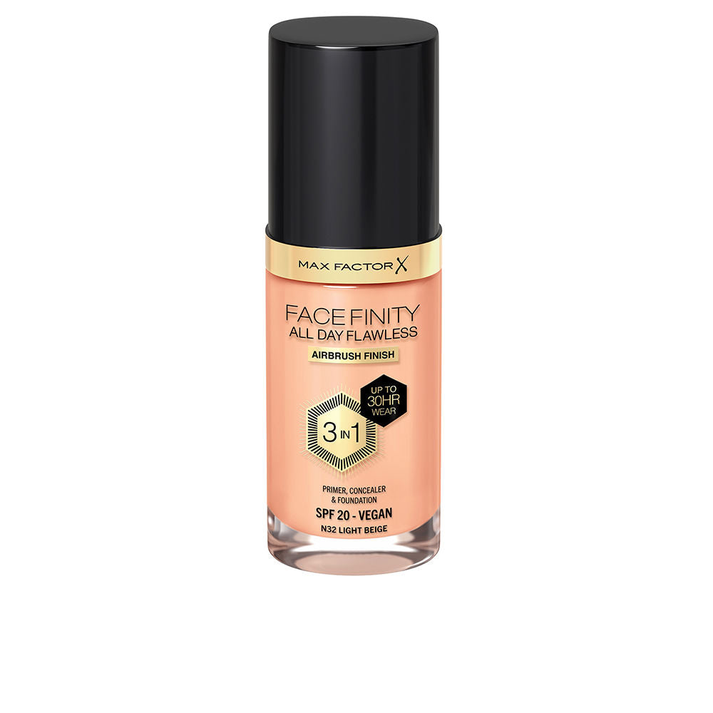 30 ml tube of 3‑in‑1 matte foundation primer in light beige