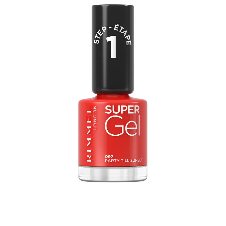 12 ml high‑gloss gel nail polish in vivid sunset shade, Unisex