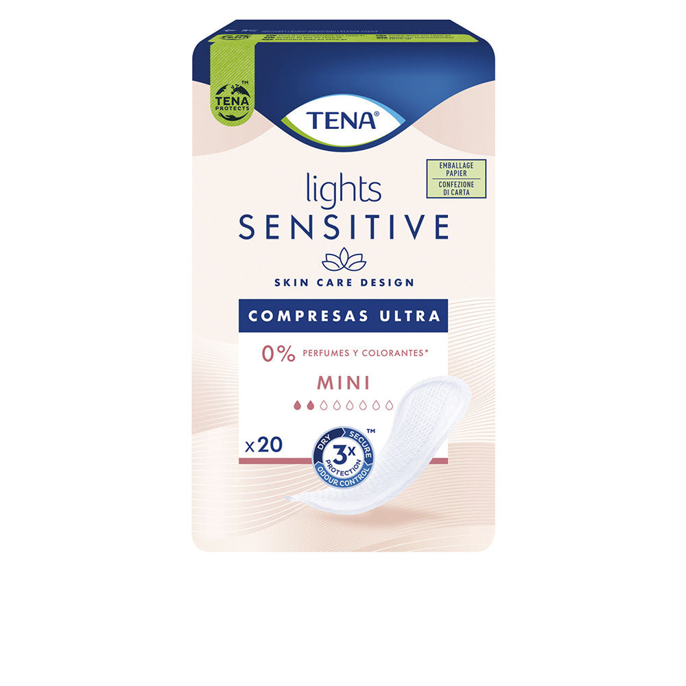 Pack of ultra‑thin sensitive daily liners in paper box, 20 units