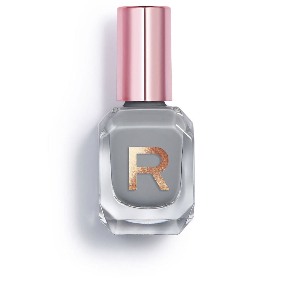 10 ml storm high‑gloss nail lacquer with precision brush, glossy navy shade