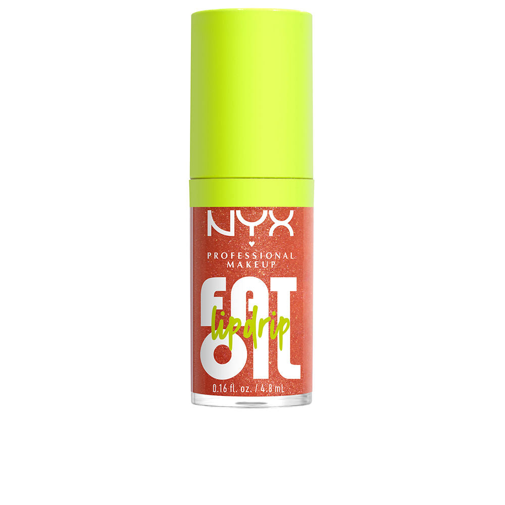 Small lip oil tube with doe-foot applicator; sheer brown gloss, 4.8 ml