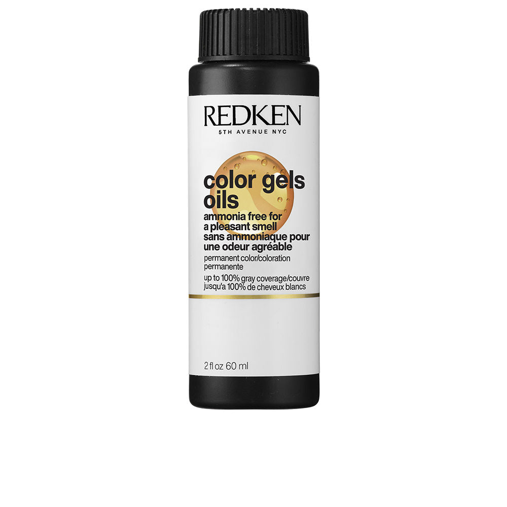 Three 60 ml bottles of ammonia‑free liquid hair colour in clear bottle