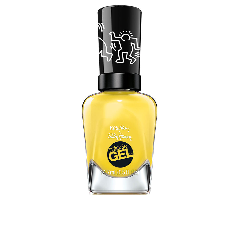 14.7 ml gel-effect nail polish in bright artist-inspired red shade, two-step system