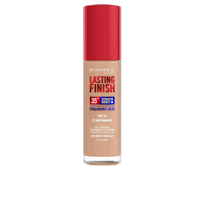 30 ml foundation bottle, shade 150 Rose Vanilla, medium coverage, SPF 20