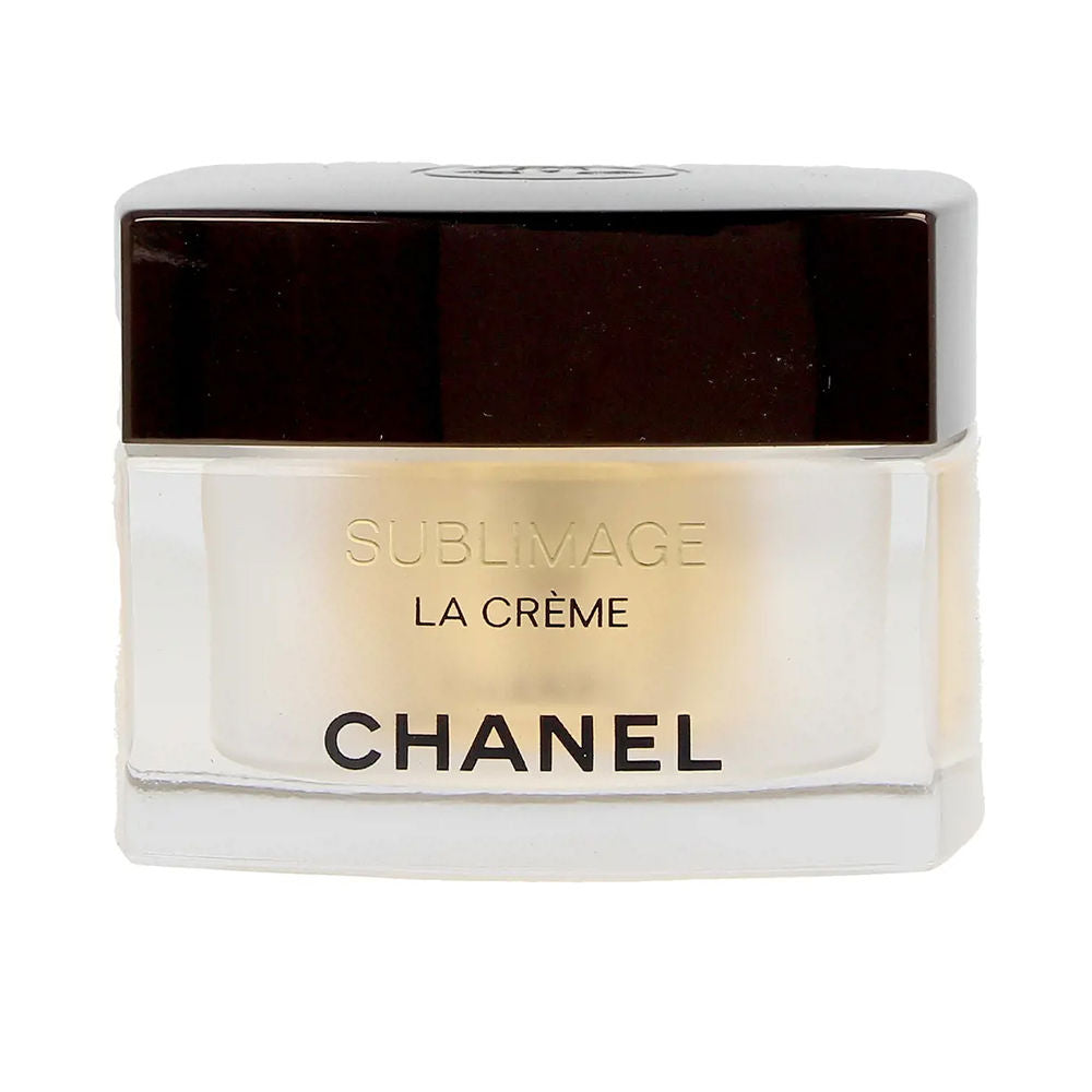 50 g jar of fine‑texture face cream with vanilla and botanical oils