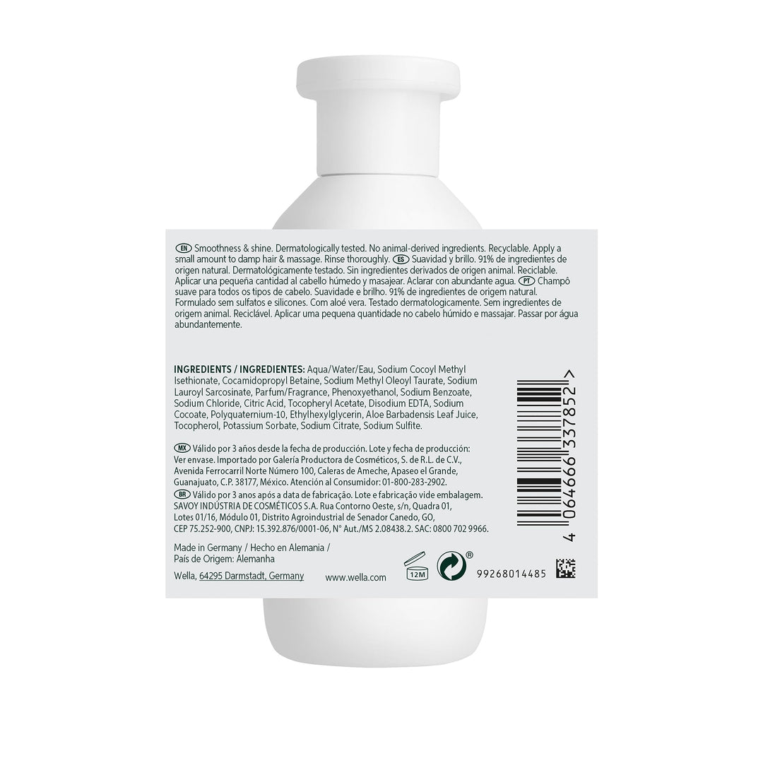 250 ml sulphate-free nourishing shampoo bottle for Unisex hair