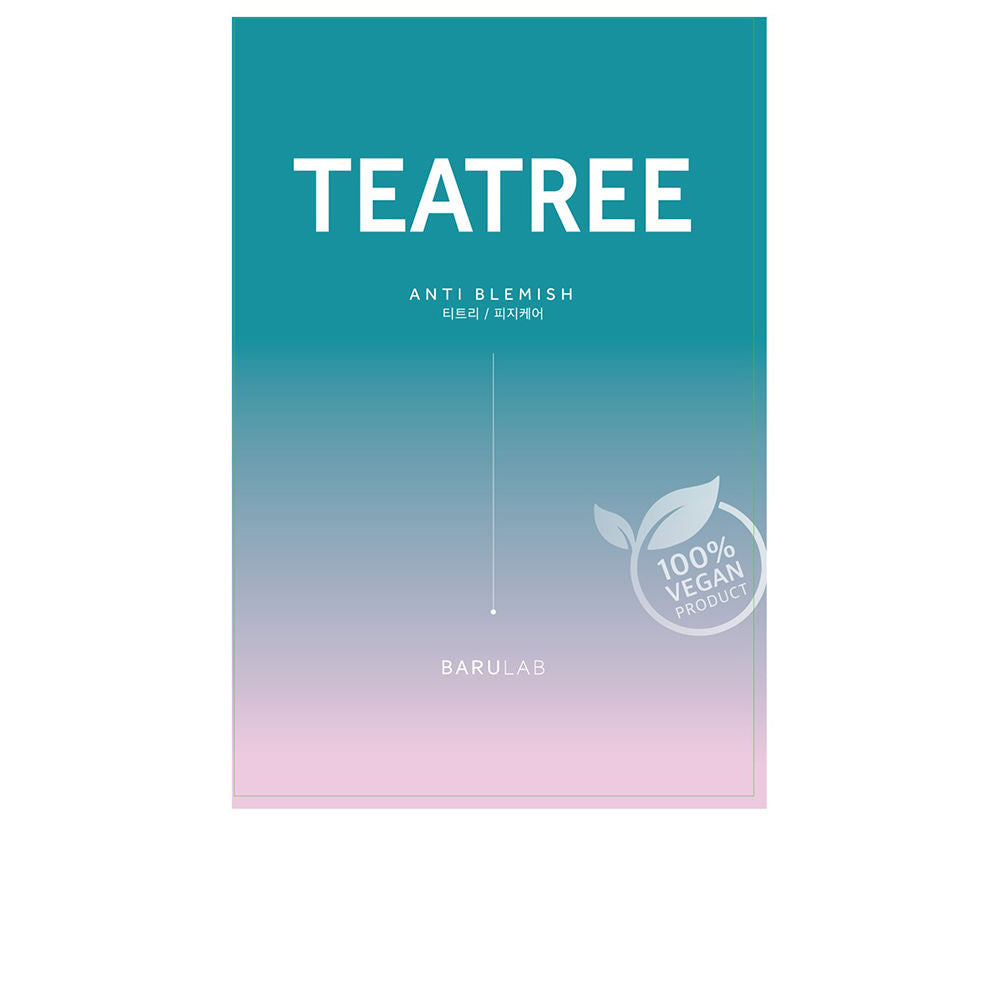 Small 23 g tube of creamy tea-tree clarifying face mask for blemish-prone skin