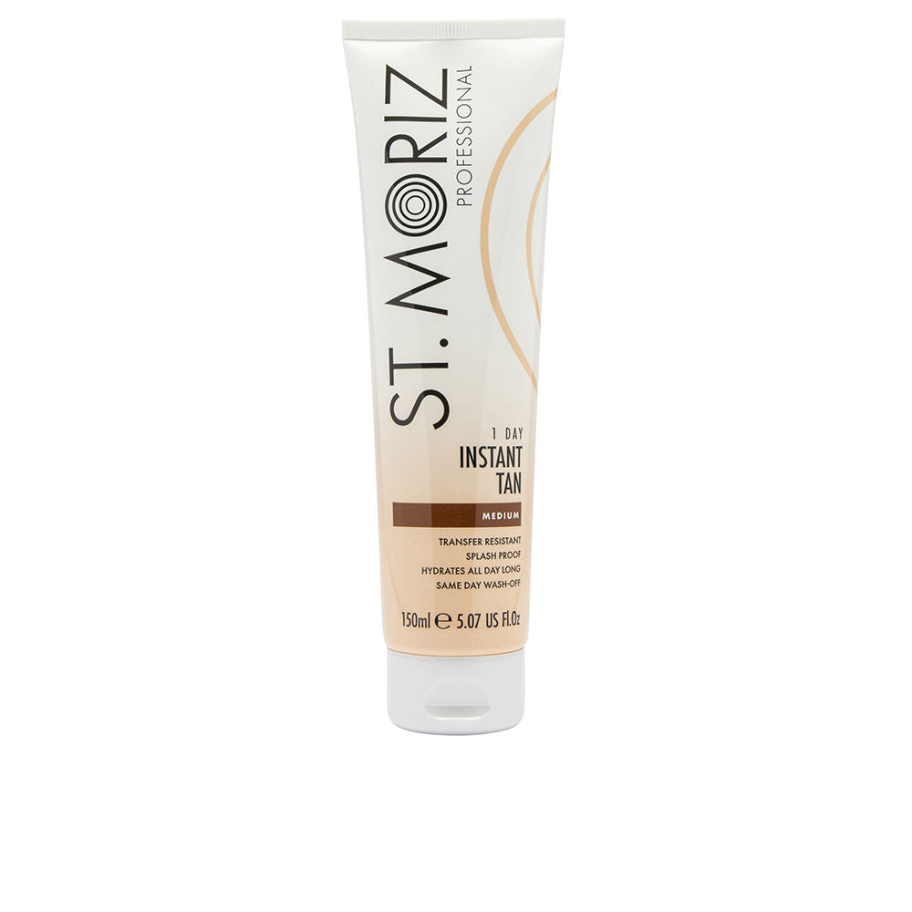 150 ml medium instant bronzing lotion bottle; lightweight, buildable tint