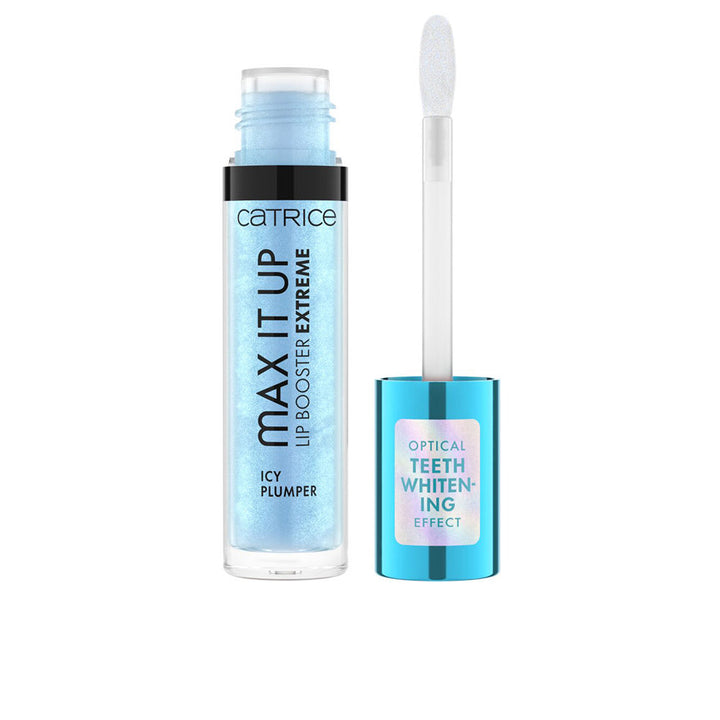 Small 4 ml black-shine plumping lip gloss tube with glossy finish