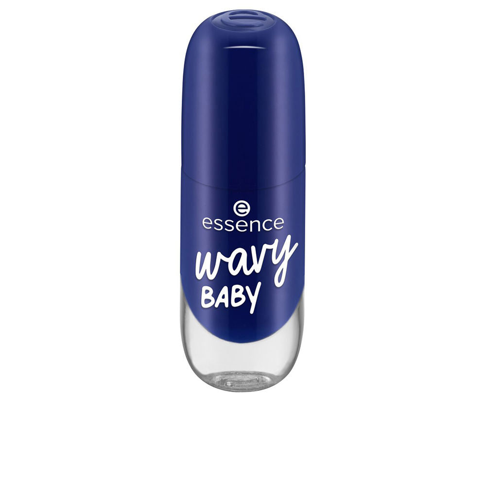 8 ml bottle of Wavy Baby gel nail colour with large brush, creamy pink shade