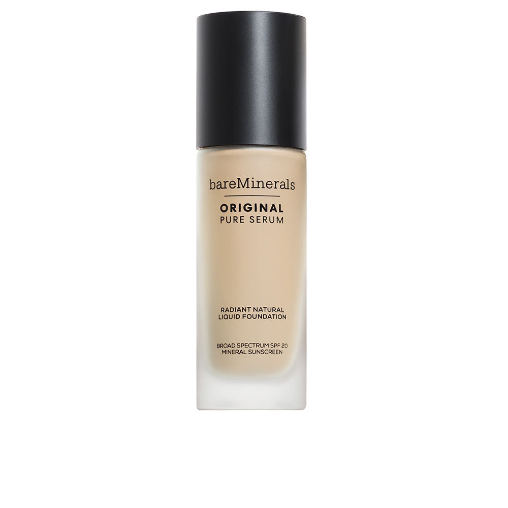 30 ml tinted serum foundation bottle, fair cool shade, lightweight SPF 20