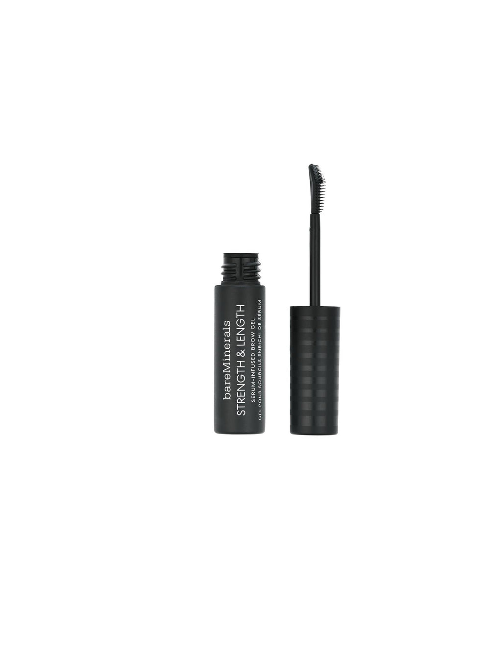 Chestnut brow gel tube with wand, 5 ml, serum-infused conditioning formula