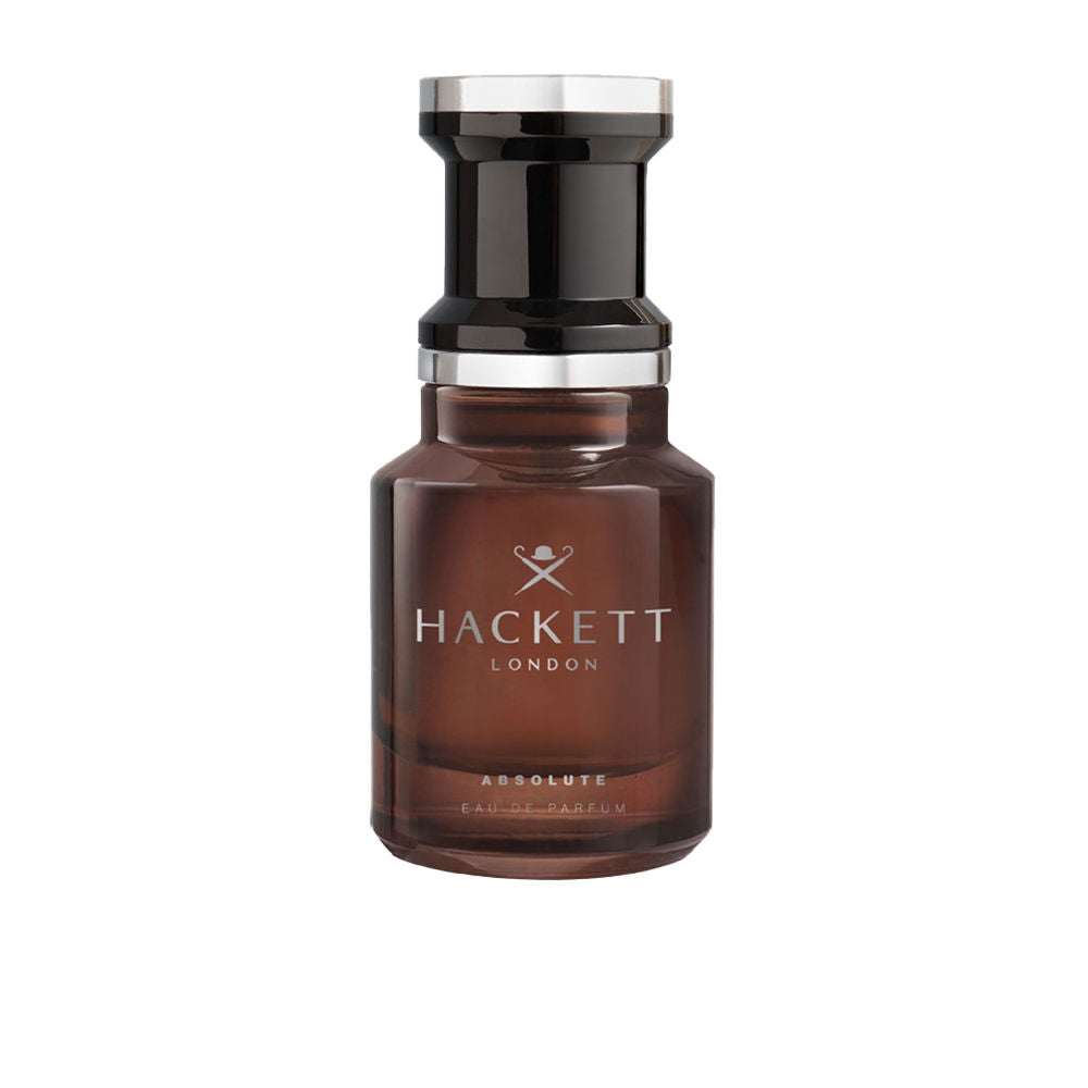 50 ml amber iris eau de parfum bottle; woody-aromatic scent for Man