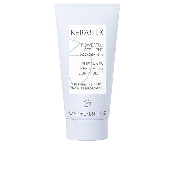 Jar of strengthening hair mask; biomimetic silk formula for dry, damaged hair, 50 ml