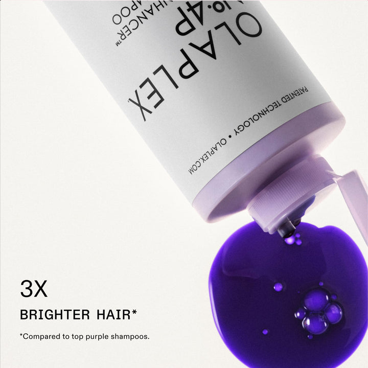 1,000 ml violet toning shampoo bottle with dispenser for highlighted hair, Unisex