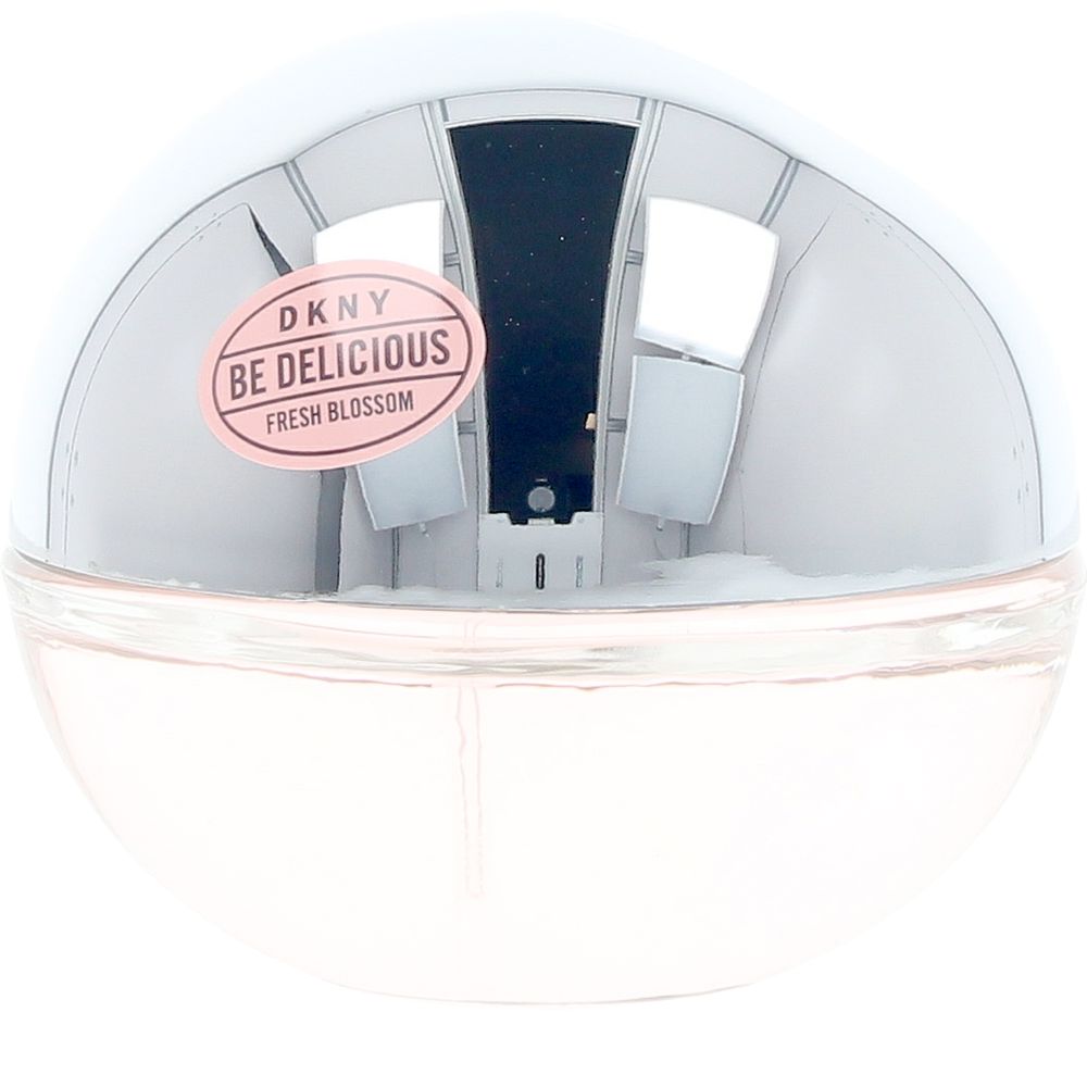 30 ml clear perfume bottle with pale pink fragrance and minimalist label