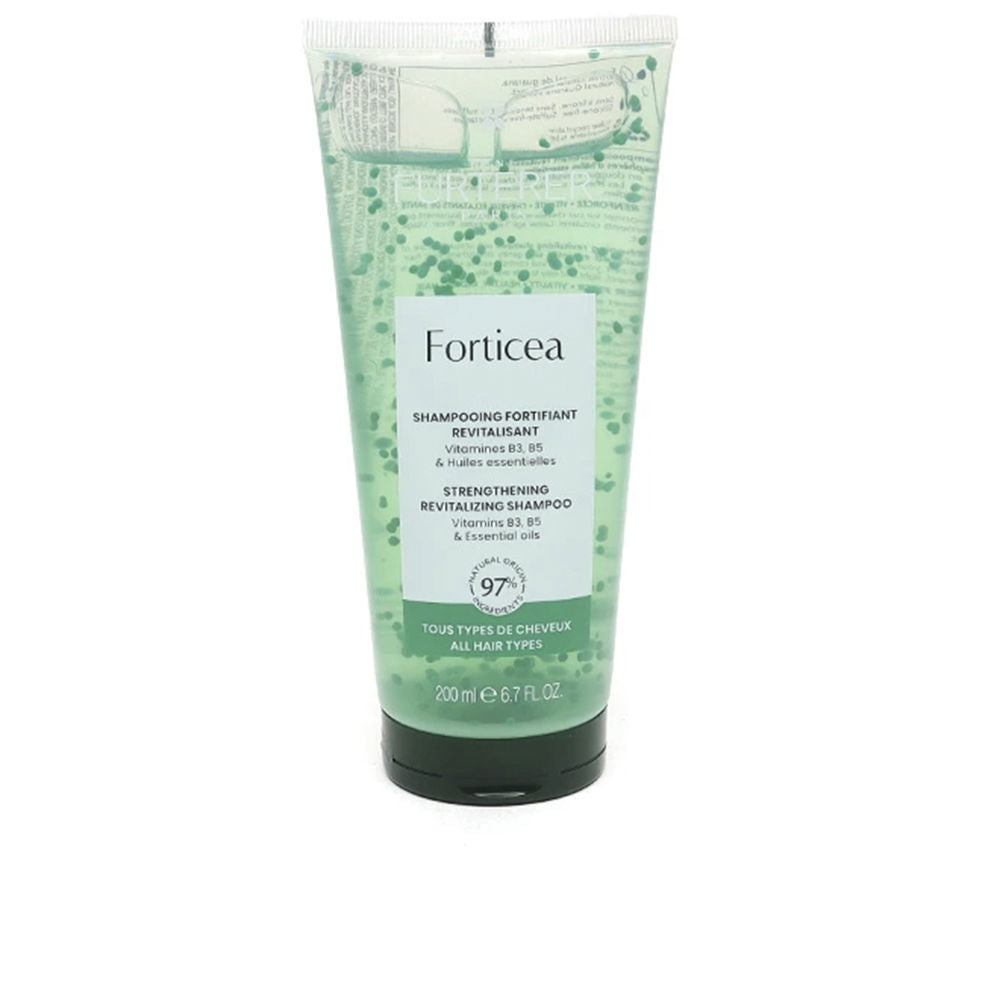 50 ml clear gel shampoo bottle, refreshing fortifying formula, Unisex
