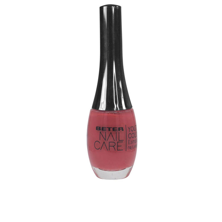 11 ml bottle of Rejuvenating Vitamin C nail polish, glossy pink shade, Unisex