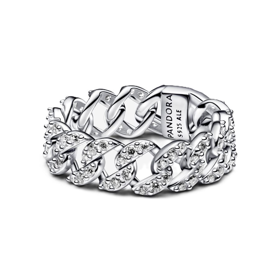 Radiant Elegance Silver Bracelet with Crystal Accents