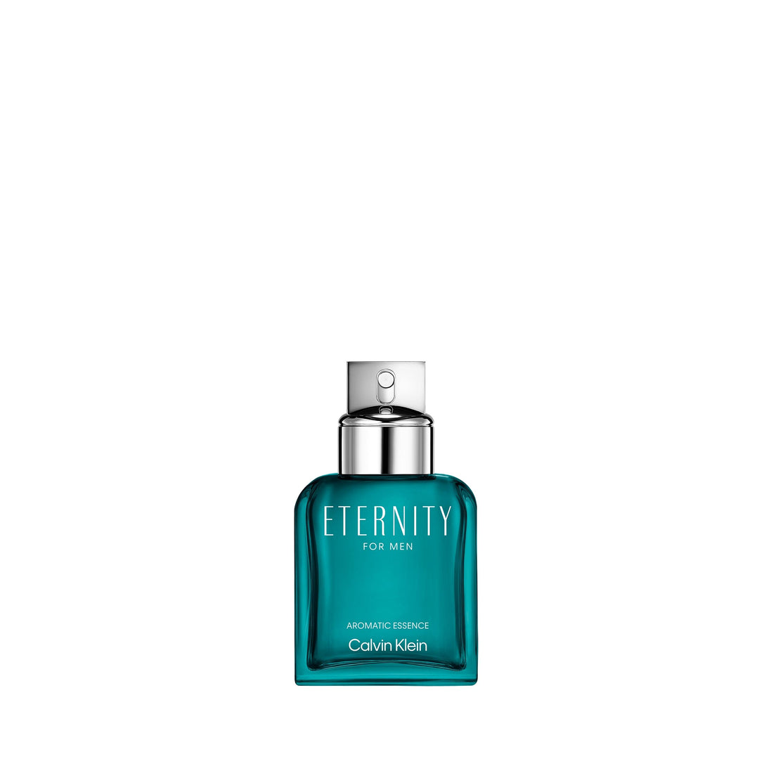 Turquoise lacquered glass perfume bottle with silver cap, 50 ml