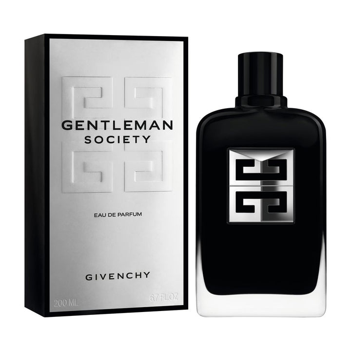 Black glossy perfume bottle with silver 4G monogram; 200 ml Eau de Parfum for Man