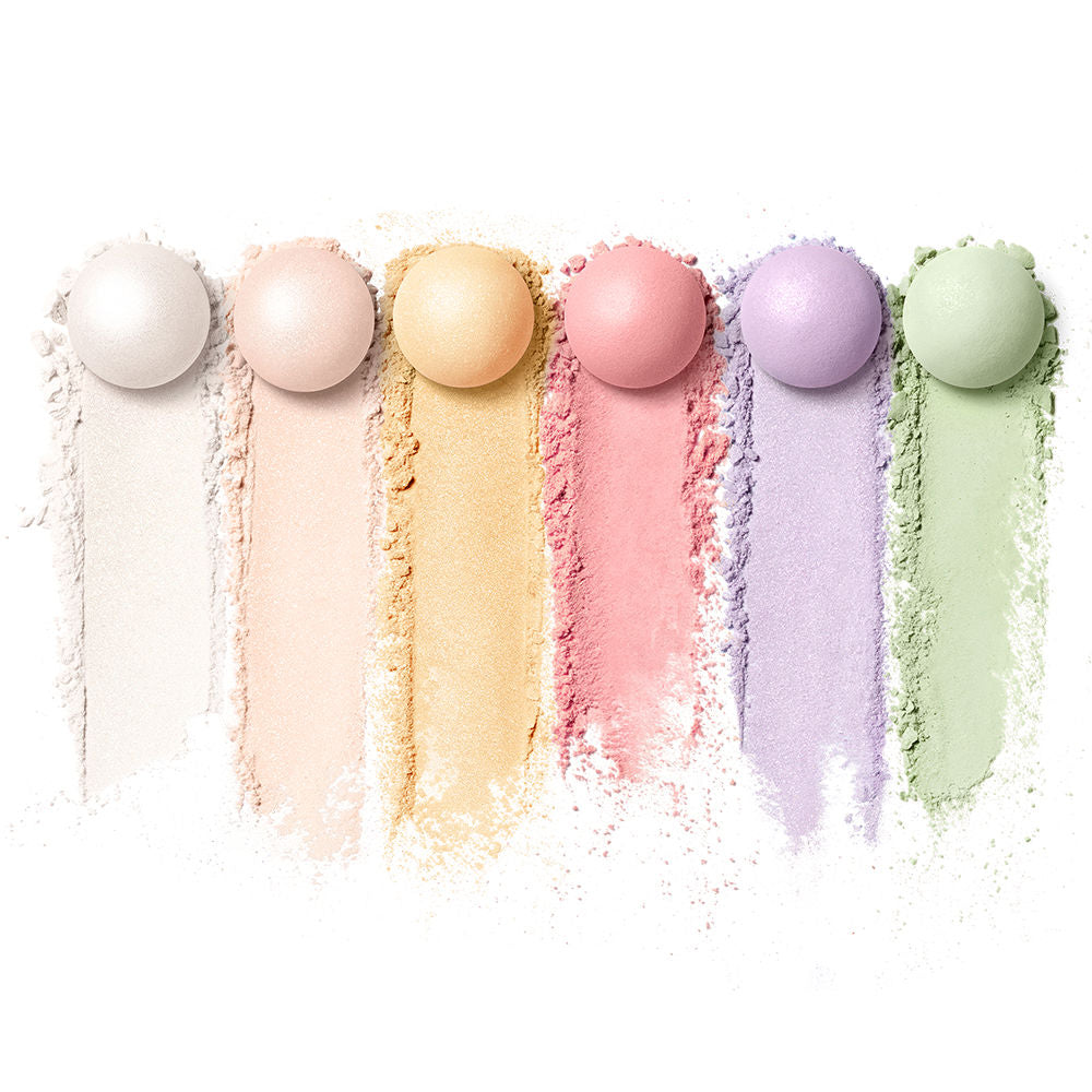 Compact of multicolour matte and pearlescent powder pearls, 25 g, shade 02-Rose