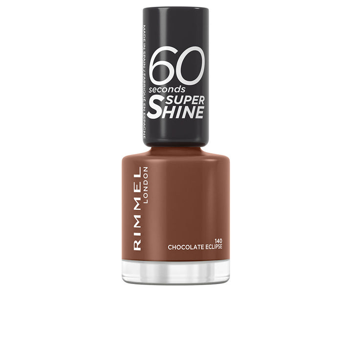 8 ml bottle of fast-dry high-gloss nail polish, shade Chocolate Eclipse