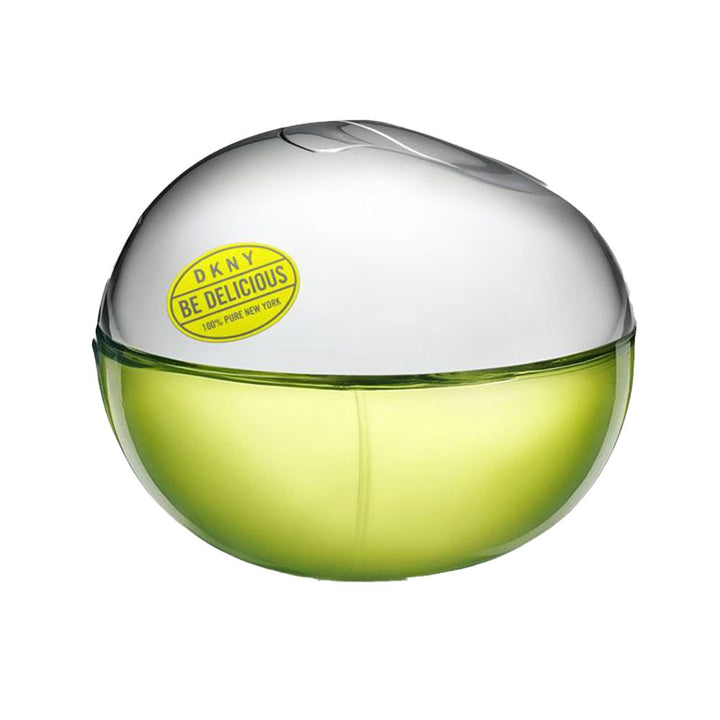 Clear glass perfume bottle with apple-inspired fruity-floral fragrance, 50 ml