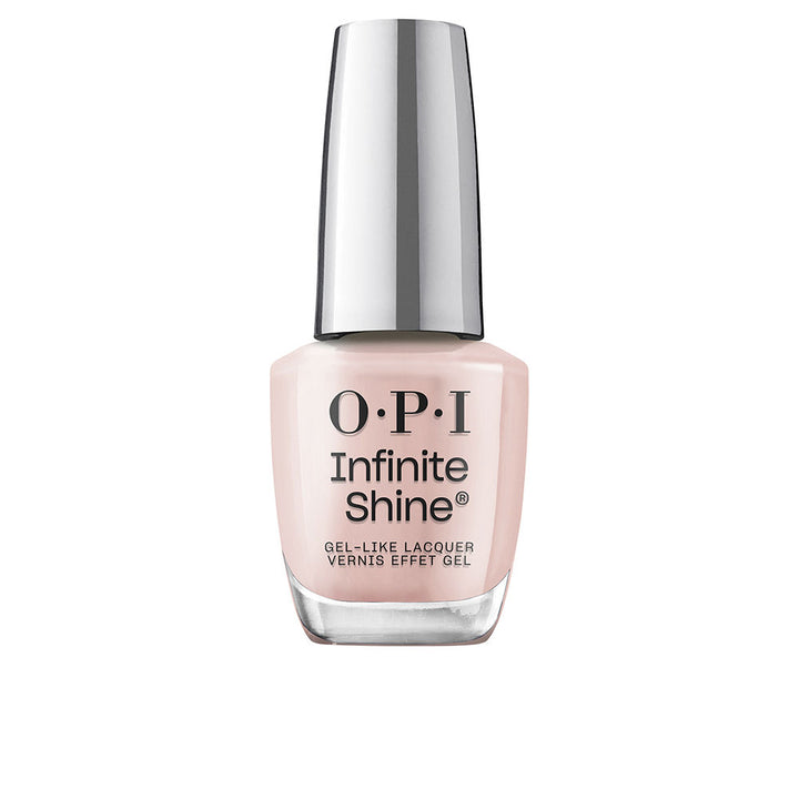 15 ml bottle of sheer pink-beige gel-effect nail polish with Pro Wide brush