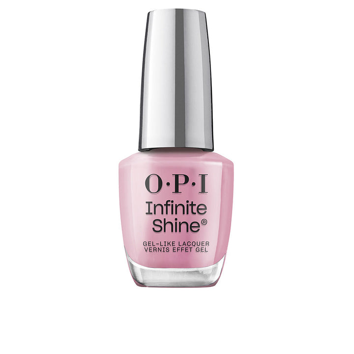 15 ml bottle of flamingo-pink gel-effect nail polish with Pro Wide brush