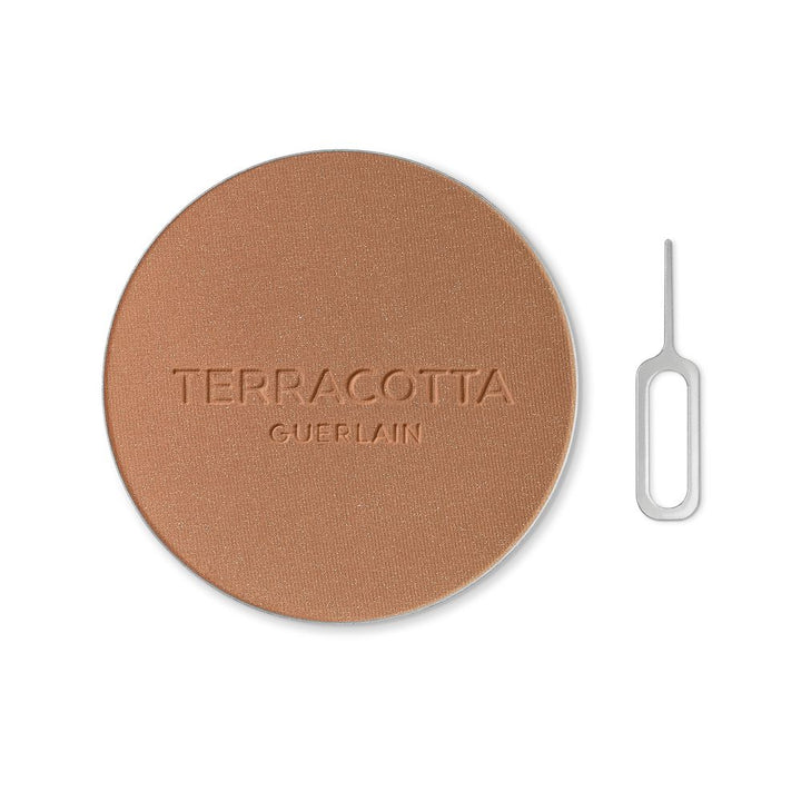 Pressed Terracotta bronzing powder refill, 8.5 g, warm deep shade, compact refill pan