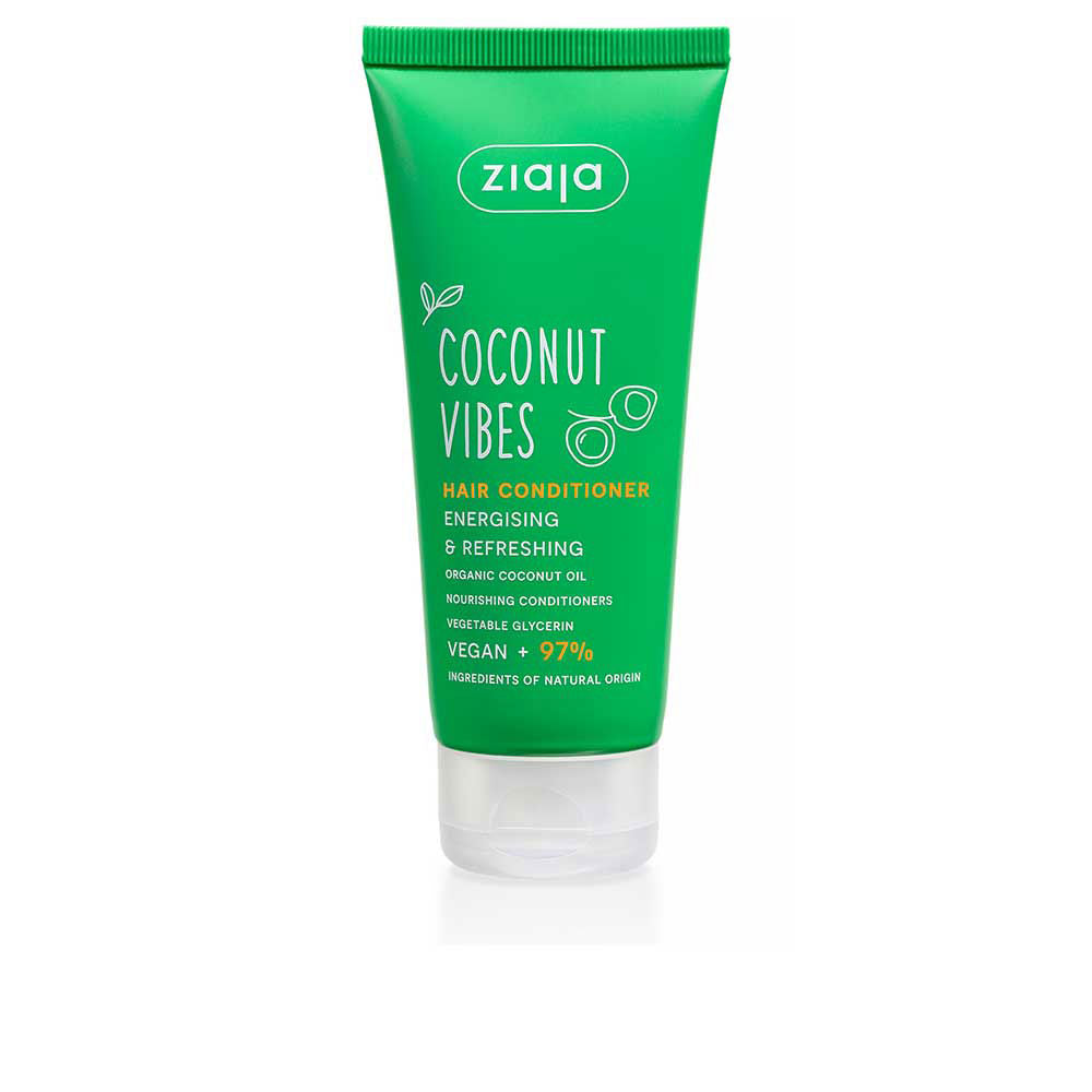 100 ml tube of coconut and orange hair conditioner for women, creamy texture