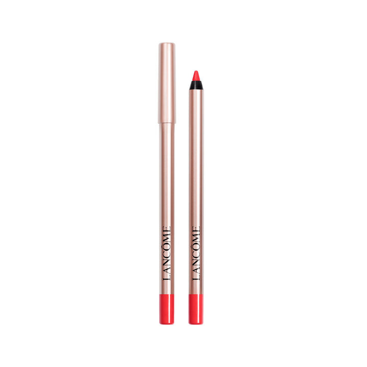 Matte cream lip liner pencil, waterproof, red–orange shade, 1 unit